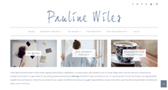 Desktop Screenshot of paulinewiles.com